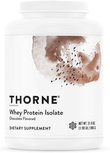 Load image into Gallery viewer, THORNE - Whey Protein Isolate - 21 Grams of Easy-to-Digest Whey Protein Powder - NSF Certified for Sport - Chocolate - 31.9 Ounces - 30 Servings