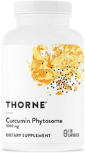 Load image into Gallery viewer, THORNE Curcumin Phytosome 1000 mg (Meriva) - Clinically Studied, High Absorption - Supports Health in Joints, Muscles, GI Tract, Liver, and Brain* - 120 Capsules - 60 Servings
