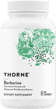 Load image into Gallery viewer, THORNE Berberine - Dual Action Formula with Phytosome Plus Botanical Extract - Support Heart Health, Immune System, Healthy GI, Cholesterol* - Gluten-Free, Dairy-Free - 60 Capsules - 30 Servings