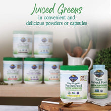 Load image into Gallery viewer, Garden of Life Raw Organic Perfect Food Green Superfood Juiced Greens Powder - Original Stevia-Free, 30 Servings, Non-GMO, Gluten Free Whole Food Dietary Supplement, Alkalize, Detoxify, Energize