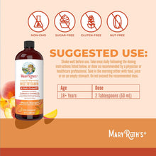 Load image into Gallery viewer, MaryRuth&#39;s Liquid Multivitamin + Hair Growth | Biotin 10000mcg | Lustriva Hair Growth Supplement | Clinically Tested in Women for Thicker Hair &amp; Facial Wrinkle | Skin Care | Ages 18+ | 30 Fl Oz
