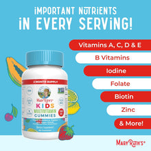 Load image into Gallery viewer, MaryRuth Organics Kids Vitamins | Multi | Sugar Free | 2 Month Supply | Kids Multivitamin Gummies for Ages 2+ | Multivitamin for Kids | Vitamins for Kids | Vegan | Only 1 Gummy a Day | 60 Count |