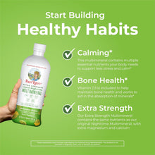 Load image into Gallery viewer, MaryRuth&#39;s Extra Strength Nighttime Liquid Multimineral | Sugar Free | Calm Magnesium Citrate | NO Melatonin | Calcium Magnesium Zinc | Muscle Relaxation | Lemonade Flavor | Vegan | 32 Servings