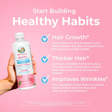 Load image into Gallery viewer, Women&#39;s Multivitamin + Lustriva Hair Growth Liposomal | Biotin 10000mcg | Clinically Tested for Thicker Hair, Wrinkles, Fine Lines, Skin Care | with Ashwagandha &amp; Maca Root | Ages 18+ | 15.22 Fl Oz