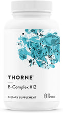 Load image into Gallery viewer, THORNE B-Complex #12 - Vitamin B Complex with Active B12 and Folate - 60 Capsules