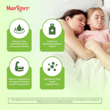 Load image into Gallery viewer, MaryRuth&#39;s Extra Strength Nighttime Liquid Multimineral | Sugar Free | Calm Magnesium Citrate | NO Melatonin | Calcium Magnesium Zinc | Muscle Relaxation | Lemonade Flavor | Vegan | 32 Servings