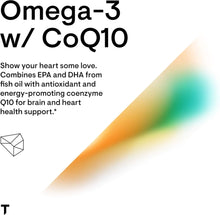 Load image into Gallery viewer, THORNE Omega-3 with CoQ10 - Omega-3 Fatty Acids Supplement with CoQ10 - EPA and DHA - 90 Gelcaps