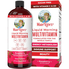 Load image into Gallery viewer, Multivitamin for Women, Men &amp; Kids by MaryRuth&#39;s | Liquid Morning Multivitamin | Mens, Womens Vitamins | Vitamin A C D E B6 B12 Biotin Zinc | Beauty | Vegan | Non-GMO | Gluten Free | 32 Servings