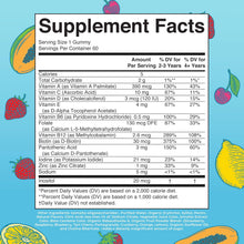 Load image into Gallery viewer, MaryRuth Organics Kids Vitamins | Multi | Sugar Free | 2 Month Supply | Kids Multivitamin Gummies for Ages 2+ | Multivitamin for Kids | Vitamins for Kids | Vegan | Only 1 Gummy a Day | 60 Count |
