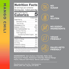 Load image into Gallery viewer, LMNT Zero Sugar Electrolytes - Mango Chili Salt | Drink Mix | 30 Count