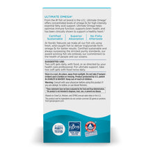 Load image into Gallery viewer, Nordic Naturals Ultimate Omega, Lemon Flavor - 1280 mg Omega-3-120 Soft Gels - High-Potency Omega-3 Fish Oil Supplement with EPA &amp; DHA - Promotes Brain &amp; Heart Health - Non-GMO - 60 Servings