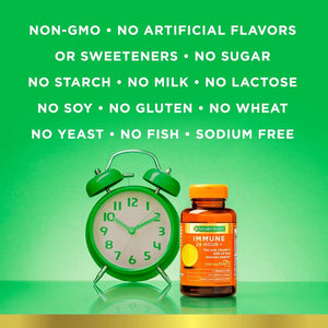 Nature’s Bounty Immune 24 Hour +, The only Vitamin C with 24 Hour Immune Support from Ester C, Rapid Release Softgels, 50 Count