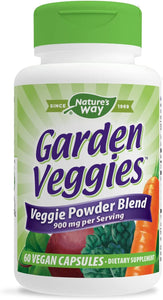 Nature's Way Garden Veggies, Veggie Blend, 60 Capsules