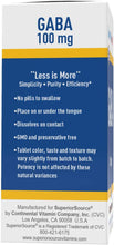 Load image into Gallery viewer, Superior Source GABA 100 mg, Under The Tongue Quick Dissolve Sublingual Tablets, 100 Count, Brain Health Support, Promotes a Relaxing Effect &amp; Positive Mood, Stress Relief &amp; Sleep Support, Non-GMO