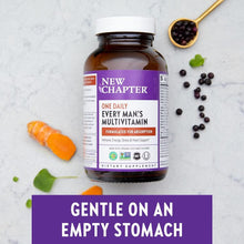 Load image into Gallery viewer, New Chapter Men&#39;s Multivitamin, Every Man&#39;s One Daily, Fermented with Probiotics + Selenium + B Vitamins + Vitamin D3 + Organic Non-GMO Ingredients - 72 Count