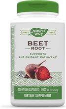 Load image into Gallery viewer, Nature&#39;s Way Beet Root, 1000 mg per serving, 320 Capsules