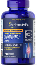 Load image into Gallery viewer, Puritans Pride Double Strength Glucosamine, Chondroitin and Msm Joint Soother, 240 Count