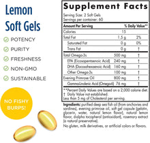 Load image into Gallery viewer, Nordic Naturals Omega Woman, Lemon - 120 Soft Gels - 500 mg Omega-3 + 800 mg Evening Primrose Oil - Healthy Skin, Hormonal Balance, Optimal Wellness - Non-GMO - 60 Servings