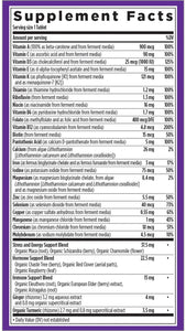 New Chapter Women’s Multivitamin + Immune, Energy & Stress Support – Every Woman’s One Daily with Fermented Probiotics & Whole Foods + Vitamin D3 + Biotin + Organic Non-GMO ingredients- 72 ct