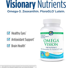 Load image into Gallery viewer, Nordic Naturals Omega Vision, Lemon - with Zeaxanthin and FloraGLO Lutein, for Healthy Eyes and Vision, 60 Count