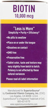 Load image into Gallery viewer, Superior Source Biotin 10000 mcg. Under The Tongue Quick Dissolve Sublingual Tablets, 60 Count, Supports Healthy Hair, Skin, and Nail Growth, Helps Support Energy Metabolism, Non-GMO