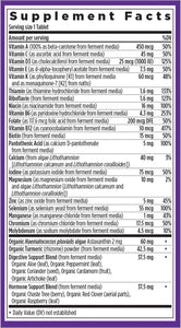 New Chapter Multivitamin for Women 50 Plus + Immune Support - Every Woman's One Daily 55+ with Fermented Probiotics + Whole Foods + Astaxanthin + Organic Non-GMO Ingredients - 72 ct