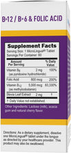 Load image into Gallery viewer, Superior Source No Shot Vitamin B12 Methylcobalamin (5000 mcg), B6, Folic Acid, Quick Dissolve Sublingual Tablets, 60 Ct, Increase Energy, Healthy Heart, Boost Metabolism, Stress Support, Non-GMO