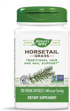 Load image into Gallery viewer, Nature&#39;s Way Horsetail Grass 440 mg, 100 Capsules