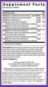 New Chapter Calcium Supplement – Bone Strength Organic Plant Calcium with Vitamin K2 + D3 + Magnesium, Vegetarian, Gluten Free - 120 Count