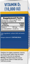 Load image into Gallery viewer, Superior Source Vitamin D3 10000 IU, Under The Tongue Quick Dissolve Sublingual Tablets, 100 Count, Promotes Strong Bones and Teeth, Immune Support, Healthy Muscle Function, Non-GMO