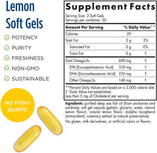 Load image into Gallery viewer, Nordic Naturals Omega-3, Lemon Flavor - 690 mg Omega-3-60 Soft Gels - Fish Oil - EPA &amp; DHA - Immune Support, Brain &amp; Heart Health, Optimal Wellness - Non-GMO - 30 Servings