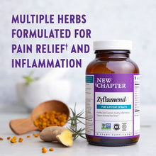Load image into Gallery viewer, New Chapter Multi-Herbal Pain Reliever+ Joint Supplement, Zyflamend™ 10-in-1 Superfood Blend with Ginger &amp; Turmeric for Healthy Inflammation Response &amp; Herbal Pain Relief+, 180 Count