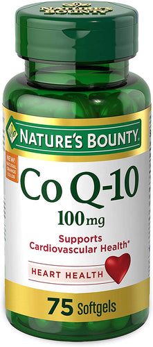 CoQ10 by Nature's Bounty, Dietary Supplement, Supports Heart Health, 100mg, 75 Softgels