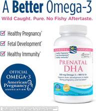 Load image into Gallery viewer, Nordic Naturals Prenatal DHA, Unflavored - 830 mg Omega-3 + 400 IU Vitamin D3-180 Soft Gels - Supports Brain Development in Babies During Pregnancy &amp; Lactation - Non-GMO - 90 Servings