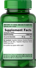 Load image into Gallery viewer, Puritan&#39;s Pride Zinc 50 Mg to Support Immune Health Tablets, 250 Count