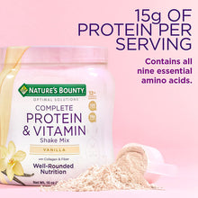 Load image into Gallery viewer, Nature&#39;s Bounty Optimal Solutions Protein Powder with Vitamin C