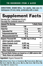 Load image into Gallery viewer, Puritan&#39;s Pride Organic Flaxseed Oil, Cold-Pressed, Source of Vegetarian Omega 3-6-9, 16 Fluid Ounce, Pack of 1