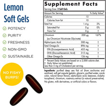 Load image into Gallery viewer, Nordic Naturals ProOmega Blood Sugar - Fish Oil, 455 mg EPA, 315 mg DHA, 200 ug Chromium, 300 mg Alpha-Lipoic Acid, Supports Normal Insulin and Glucose Levels*, 60 Soft Gels