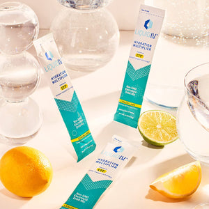 Liquid I.V. Hydration Multiplier - Lemon Lime - Hydration Powder Packets | Electrolyte Drink Mix | Easy Open Single-Serving Stick | Non-GMO | 16 Sticks