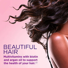 Load image into Gallery viewer, Nature&#39;s Bounty Hair, Skin &amp; Nails Rapid Release Softgels, Argan-Infused Vitamin Supplement with Biotin and Hyaluronic Acid, Supports Hair, Skin, and Nail Health for Women, 150 Count