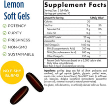 Load image into Gallery viewer, Nordic Naturals Omega Vision, Lemon - with Zeaxanthin and FloraGLO Lutein, for Healthy Eyes and Vision, 60 Count