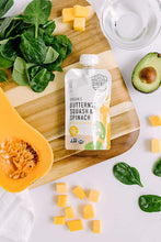 Load image into Gallery viewer, Serenity Kids Baby Food Pouches, Organic Butternut Squash and Spinach with Avocado Oil, For 6+ Months, 3.5 Ounce Pouch (6 Pack)