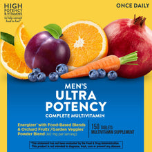 Load image into Gallery viewer, Nature’s Way Alive! Men’s Ultra Potency Complete Multivitamin, High Potency B-Vitamins, Energy Metabolism*, Food-Based Blends, 150 Tablets
