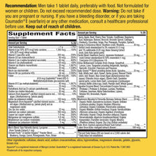 Load image into Gallery viewer, Nature’s Way Alive! Men’s Ultra Potency Complete Multivitamin, High Potency B-Vitamins, Energy Metabolism*, Food-Based Blends, 150 Tablets
