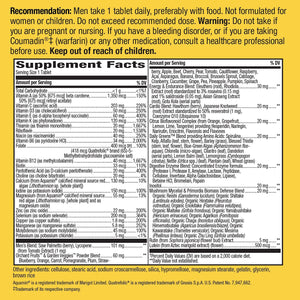 Nature’s Way Alive! Men’s Ultra Potency Complete Multivitamin, High Potency B-Vitamins, Energy Metabolism*, Food-Based Blends, 150 Tablets