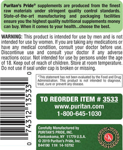 Saw Palmetto 450 Mg, Supports Prostate and Urinary Health, 200 Count by Puritan's Pride