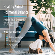 Load image into Gallery viewer, Nordic Naturals Omega Woman, Lemon - 120 Soft Gels - 500 mg Omega-3 + 800 mg Evening Primrose Oil - Healthy Skin, Hormonal Balance, Optimal Wellness - Non-GMO - 60 Servings