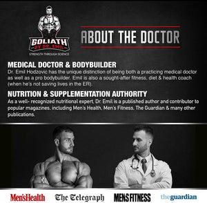 Dr. Emil - L Arginine (3150mg) Highest Capsule Dose - Nitric Oxide Supplement for Muscle Growth, Vascularity, Endurance and Heart Health (AAKG and HCL) - 90 Tablets