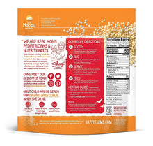 Load image into Gallery viewer, Happy Baby, Clearly Crafted Cereal (VARIETY PACK 2PK) - [Organic Whole Grain Oats and Quinoa] &amp; [Organic Whole Grain Oatmeal], 7 Ounce, Organic Baby Cereal in a Resealable Pouch, with Iron to Support