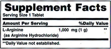 Load image into Gallery viewer, Nature&#39;s Bounty L-Arginine 1000 mg, 50 Tablets